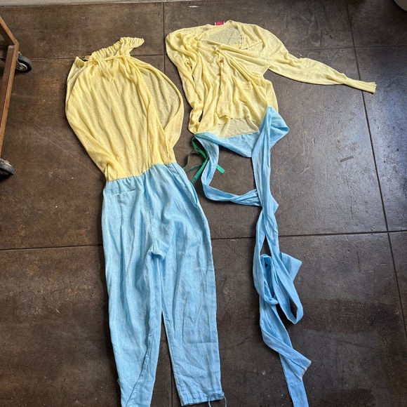 Vivienne Westwood 1/1 Sample INSANE SET Matching Linen Set S/S 2014 - Picture 14 of 16